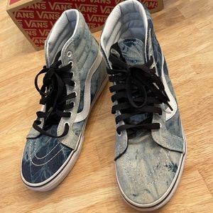 Denim Tyedye hi top Vans